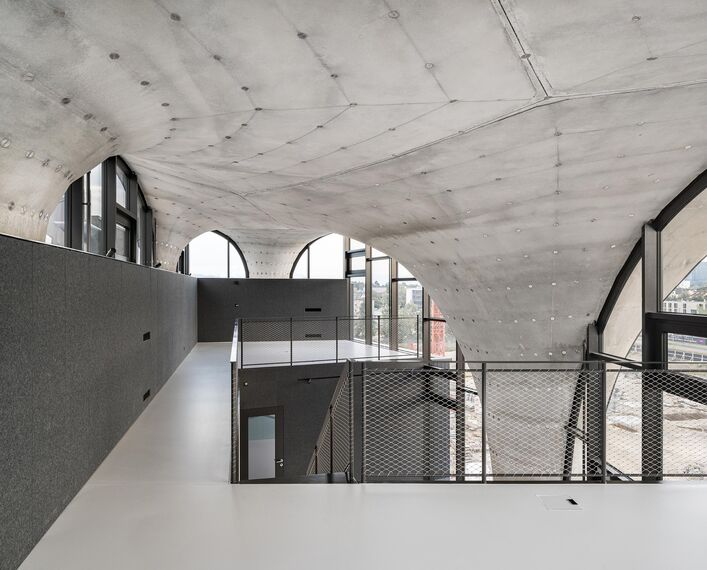 thermfix vario Fachadas, unico Puertas and unico Ventanas - Unidad de investigación e innovación HiLo, Dübendorf located in Dübendorf, Suiza