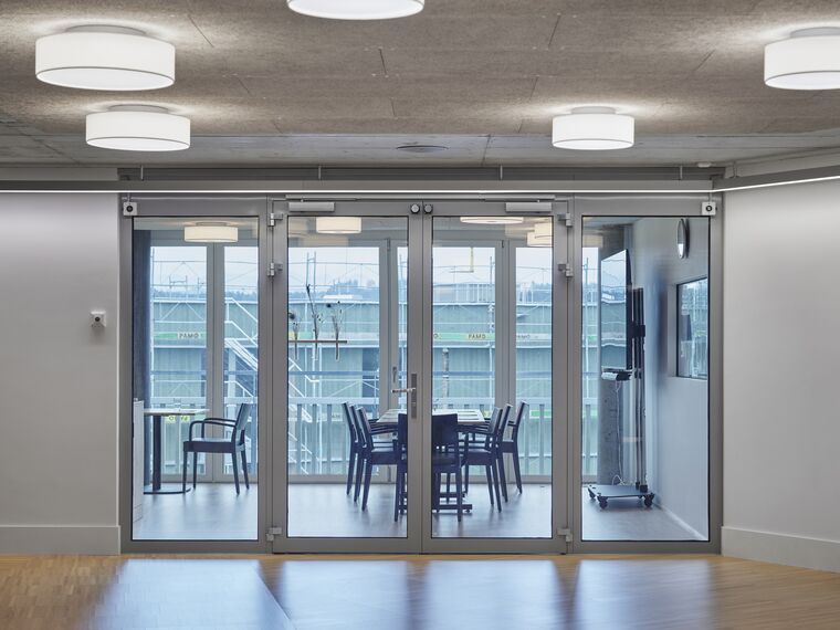 thermfix vario Fachadas, fuego light Puertas and fuego light Sistemas de correderas - Zentrum Biffig, Schötz located in Schoetz, Suiza