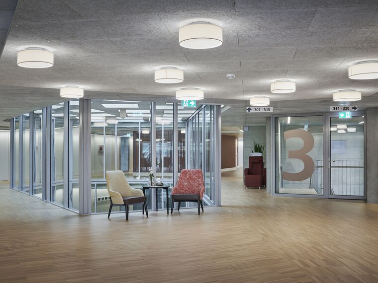 thermfix vario Fachadas, fuego light Puertas and fuego light Sistemas de correderas - Zentrum Biffig, Schötz located in Schoetz, Suiza