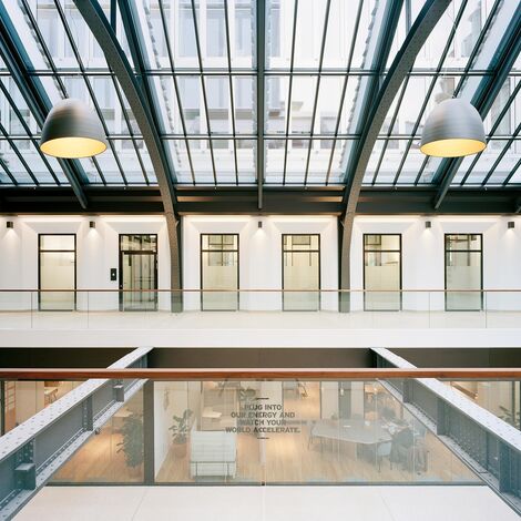 fuego light Ventanas, fuego light Puertas and thermfix vario Fachadas - Work-Life-Center, Hamburgo located in Hamburg, Alemania