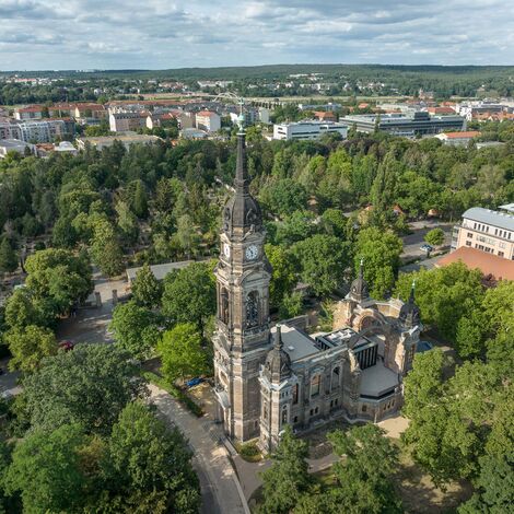 unico Ventanas, unico Puertas, presto 50 Puertas and fuego light Puertas - Trinitatiskirche, Dresden located in Dresden, Alemania