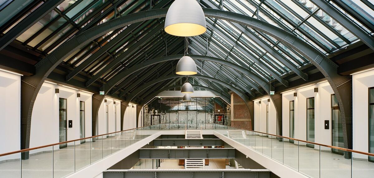 fuego light Ventanas, fuego light Puertas and thermfix vario Fachadas - Work-Life-Center, Hamburgo located in Hamburg, Alemania