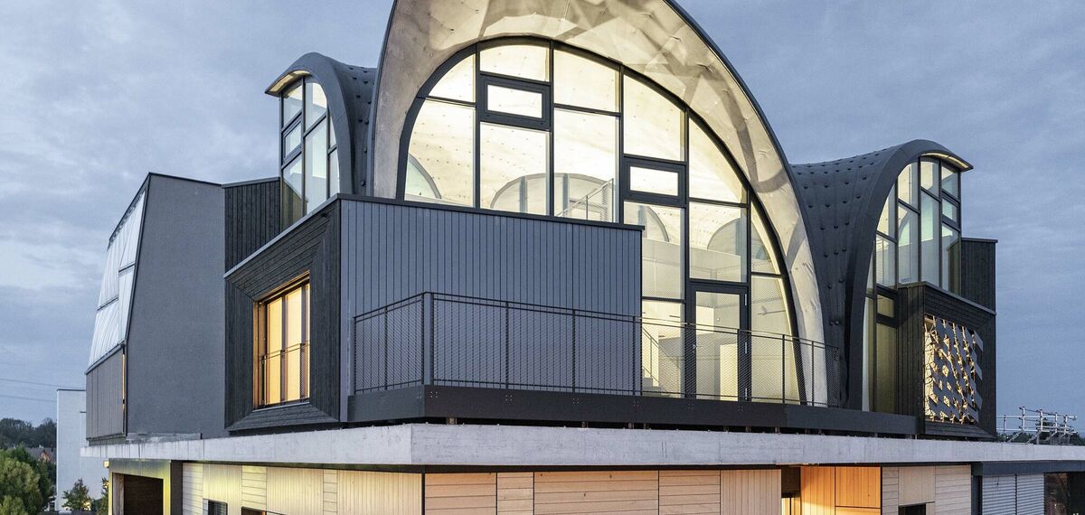 thermfix vario Fachadas, unico Puertas and unico Ventanas - Unidad de investigación e innovación HiLo, Dübendorf located in Dübendorf, Suiza