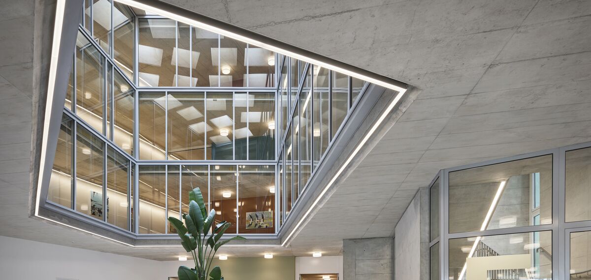 thermfix vario Fachadas, fuego light Puertas and fuego light Sistemas de correderas - Zentrum Biffig, Schötz located in Schoetz, Suiza