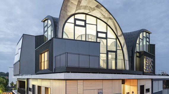 thermfix vario Fachadas, unico Puertas and unico Ventanas - Unidad de investigación e innovación HiLo, Dübendorf located in Dübendorf, Suiza