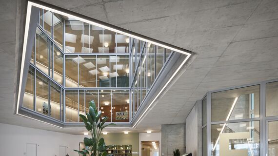 thermfix vario Fachadas, fuego light Puertas and fuego light Sistemas de correderas - Zentrum Biffig, Schötz located in Schoetz, Suiza